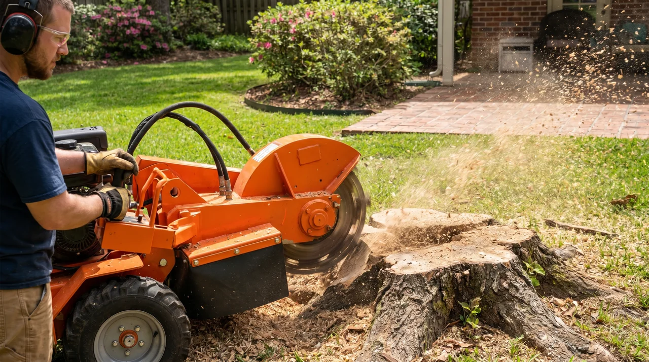 Stump grinding in Boynton Beach Florida